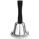 DMI Hand & Call Bell to Care for The Sick and Elderly/Signal Dinner/Call for Pets, Silver, 4.75"