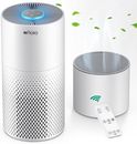 Afloia 2-in-1 Air Purifier with Humidifier, 3-Stage Filters for Home Allergies