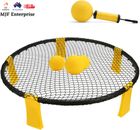 Spike Game Ball —Include Playing round Net,3 Balls,Carrying Bag and Rules Set Ki