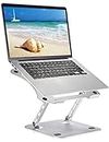 Usoun Supporto PC Portatile, Ergonomico Supporto per Laptop in Alluminio Regolabile per scrivania, Notebook Riser Compatibile con MacBook Air/Pro, Dell, XPS, HP, Lenovo 10-17" Laptops