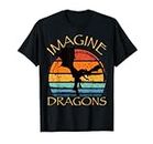 Imagine Fantasy Mythical Dragon Wings Boys Girls Style T-Shirt