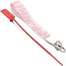 Off Classic White Keychain Wristlet Strap - Elevate Your Style with This Fashionable Lanyard (Pink)