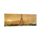 Wandbilder 90x30cm Glasbild Eiffelturm Frankreich Paris Bilder Art Wanddeko