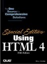 Using HTML 4: Special Edition (Special Edition Using) By Que Dev