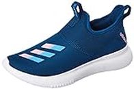 Adidas Women Synthetic Sheenwalk W Walking Shoe Blunit/Pulblu/Beampk (UK-7), Multicolor