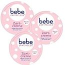 3 x 150 ml Bebe Soft Care Cream Care and Protection for Delicate Skin Pleasant Fragrance (Pack of 3)