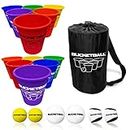 BucketBall - Rainbow Edition - Combo Pack - Ultimate Beach, Pool, Yard, Camping, Tailgate, BBQ, Lawn, Wedding, Events, Water, Indoor, Outdoor Game Toy for Adults, Boys, Girls, Teens, Family