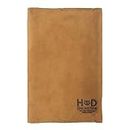 Hide & Drink, Leather Field Notes Cover, Wallet Case, (3.5 x 5.5 in.) Journal Cover Cards Slot, Refillable Travelers Pocket Notebook, Handmade Includes 101 Year Warranty :: Old Tobacco