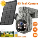 Campark 2K 4G LTE Cellular PTZ Trail Camera Wildlife Cam w/ SIM Card Solar Panel
