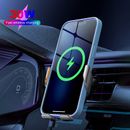 30W  Wireless Fast Car Charger Phone Holder Infrared Sensor Air Vent Mount
