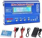 RIDEN B6 Lipo Battery Balance Charger 80W 6A Discharger for NiMH/NiCd (1-15S) LiPo/Li-ion/Life Battery (1-6S) RC Hobby Batteries Balance Charger with AC Power Supply
