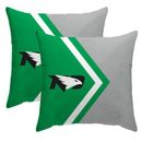 North Dakota 16'' x Side Arrow Poly Span Decor Pillows 2-Pack