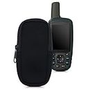 kwmobile Tasche kompatibel mit Garmin GPSMAP 64sx / 64x - GPS Handgerät Neopren Hülle - Schutzcover Navi Schwarz