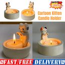 Warming Its Paws Cartoon Kitten Candle Holder Cat·Aromatherapy Candle Holder DE