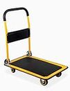 MaxWorks 80876 28.75" x 18.75" x 33" Foldable Platform Truck Push Dolly-330 lb. Weight Capacity-with Swivel Wheels