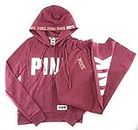 Victoria's Secret Pink Hoodie and Sweat Pants Set Soft Begonia X-Small