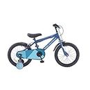 Wildtrak - 16 Zoll Fahrrad für Kinder von 3-7 Jahren mit Stützrädern – Blau