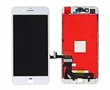 ECOM HUB® Compatible for Apple iPhone 8 (White) LCD Display+Touch Screen Combo Folder