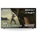Sony BRAVIA 7 QLED (XR l Mini LED), K55XR70, 55 Inch 4K HDR Google Smart TV (2024) | Gaming Features for PlayStation 5, IMAX Enhanced, Dolby Vision Atmos, Chromecast, AirPlay, 120Hz, 5 Year Warranty