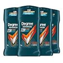 Degree Men Advanced Antiperspirant Stick for 72H Sweat & Odour Protection Adventure Deodorant with MotionSense Technology 76 g 4 count