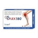 Trexgen FLEX180™ Advanced Total Joint Pain & Cartilage Repair-Matrix Collagen Type 2(350mg Hydrolyzed & Undenatured 40mg),Chondroitin 100mg,Hyaluronic acid 50mg,Rosehip 375mg (Pack of 1x30 Tablets)