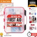 350 Piece Emergency First Aid Kit - Business & Home Medical Supplies - Hard Case