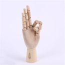 Wooden Hand Model Sketching Drawing Jointed Movable Fingers Mannequin Nic.zk