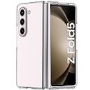 A Accessories kart for Samsung Galaxy Z Fold 5,Samsung Galaxy Z Fold 5 Phone Case Clear Transparent TPU Shock-Absorption Flexible Cell Phone Cover for Samsung Galaxy Z Fold 5 - Transparent