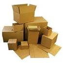 Powerlon Corrugated Cardboard Box For Packing, Moving, Shipping Cube (Pack of 50) (6 x 6 x 6)