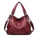 Womens Leather Handbags Top Handle Satchel Crossbody Shoulder Bag Designer Tote Purses Perfect Gifts for Christmas