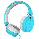 Zebronics Zeb-Storm Wired On Ear Headphone with 3.5mm Jack, Built in Microphone for Calling, 1.5 Meter Cable, Soft Ear Cushion, Adjustable Headband, Foldable Ear Cups and Lightweight Design (Blue)