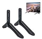 Universal TV Stand, Base Table Top TV Stand, TV Legs, TV Pedestal Feet for Vizio Samsung LG TCL Televisions with Mounting Holes Distance 2.16in/5.5cm or Within 1.77in/4.5cm