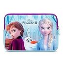 Pebble Gear Forzen 2 Carry Sleeve - Universal Neoprene Kids carrry Bag in Disney Frozen 2-Design, for 7' Tablets (Fire 7 Kids Edition, Fire HD 8 Case), Durable Zip, Elsa, Anna, Olaf