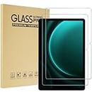 ProCase 2 Pack Screen Protector for Samsung Galaxy Tab S9 Plus/FE Plus 12.4" 2023, HD Clear 9H Hardness Tempered Glass Screen Film Guard for Galaxy Tab S9 Plus / S9 FE+ 12.4 Inch (SM-X610/SM-X616B)