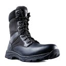 Ridge Men 8" Waterproof Leather Non-Slip Tactical Military Work Black Shoe Boot