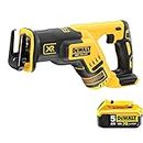Dewalt DCS367 18V XR Brushless Compact Reciprocating Saw with 1 x 5Ah Battery