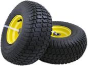 2-PACK 15x6.00-6" Front Tires 4-Ply For 100 -300 Series John Deere Riding Mowers