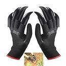 Garden Gloves with 8 Claws Home Gardening Gloves Quick and Easy to Dig and Planting Right and Left Both Have Claws