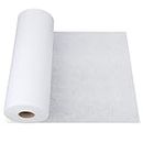 Fusible Interfacing, 11.4 in x 33 yd Polyester Non-Woven Interfacing Single-Sided Interfacing Lightweight Medium Weight Iron-On Interfacing for Sewing, Quilting, Crafting