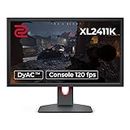 BenQ Zowie XL2411K 24 Inch 144Hz Gaming Monitor, 1080P 1ms, Smaller Base, Flexible Height and tilt Adjustment, XL Setting to Share, Customizable Quick Menu, DyAc for Competitive Edge Black