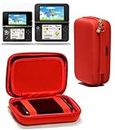 Navitech Red Premium Travel Hard Carry Case Cover Sleeve Compatible With The Nintendo 3DS XL & 3DS
