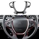Carbon Fiber Interior Steering Wheel Trim Cover for 2017-2023 Ridgeline for 2016-2018 Honda Pilot