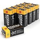 Kodak | 9V Batteries | Smoke Alarm PP3 9 Volt Square Battery | 10 Pack
