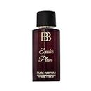 Bergamot Beaute EXOTIC PLUM Pure Parfum | Plum, Honey & Vanilla | 12+ Hrs Long Lasting Perfume for Women | Higher Concentration than EDP 100ML