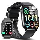 Ddidbi Smart Watch for Men Women Answer/Make Calls, 1.85" Fitness Tracker with Heart Rate Sleep Monitor, Activity Tracker with 112 Sports Modes, IP68 Waterproof Smartwatch for iOS/Android, Black