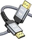 HDMI Cable 2M,4K HDMI Cable Snowkids (18Gbps 4K 60Hz 3D Support, Ethernet Function,Video 4K UHD 2160p,HD 1080p for Fire TV,for ps3/4,ect)