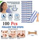 100 Pack Nasal Strips Help Breathe Better Stop Snoring Sleep Right Snore Less