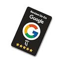 Google Review Card, Google Review NFC- Boost Your Google Online Presence | Reusable Smart Card| Tap to Review Card| Boost Reviews Easily| Enhance Google Ratings