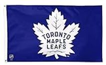 Toronto flag 2x3 Ft Large Smooth Glossy Fabric Blue Outdoor/Indoor Decor Maple Leafs Banner 60x90cm