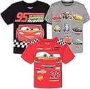 Disney Pixar Cars Lightning McQueen Tow Mater Little Boys 3 Pack Graphic T-Shirts Multicolor 6